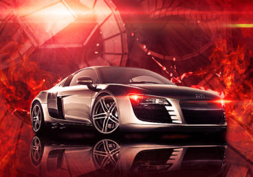 Photomontage Audi R8